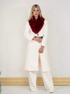 Abrigos Y Chaquetas|Chaquetas De Mujer-Mariquita Trasquilá ABRIGO LARGO CINTURON Beige