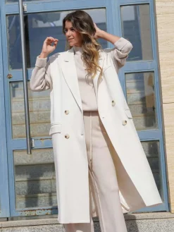 Abrigos Y Chaquetas-Mariquita Trasquilá ABRIGO LARGO SIN MANGAS Beige