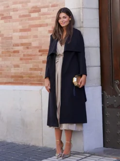 Abrigos Y Chaquetas|Chaquetas De Mujer-Mariquita Trasquilá ABRIGO MAXI SOLAPA