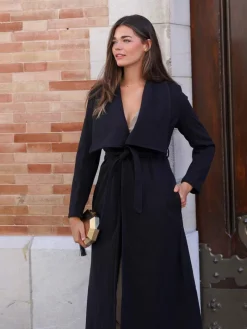 Abrigos Y Chaquetas|Chaquetas De Mujer-Mariquita Trasquilá ABRIGO MAXI SOLAPA