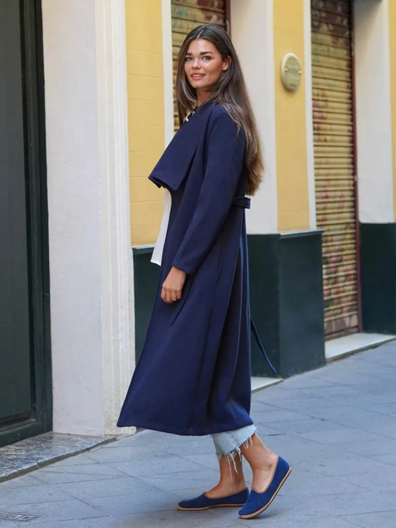 Abrigos Y Chaquetas|Chaquetas De Mujer-Mariquita Trasquilá ABRIGO MAXI SOLAPA