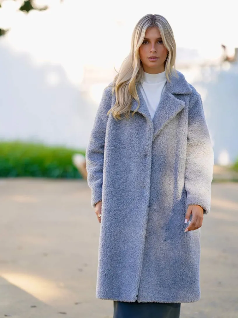 Abrigos Y Chaquetas|Chaquetas De Mujer-Mariquita Trasquilá ABRIGO TEDDY LARGO