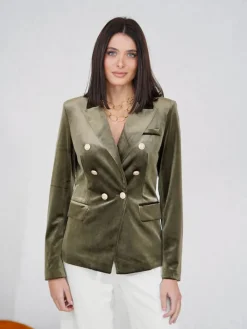 Abrigos Y Chaquetas|Chaquetas De Mujer-Mariquita Trasquilá BLAZER TERCIOPELO