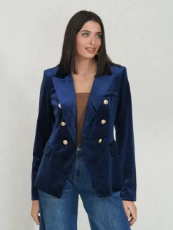 Abrigos Y Chaquetas|Chaquetas De Mujer-Mariquita Trasquilá BLAZER TERCIOPELO