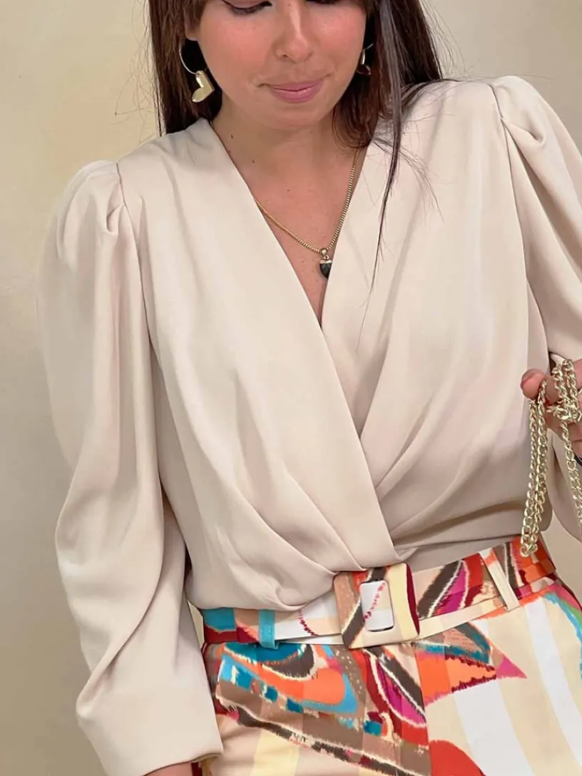 Blusas Y Camisas De Mujer|Blusas Y Tops De Fiesta-Mariquita Trasquilá BLUSA CATALINA