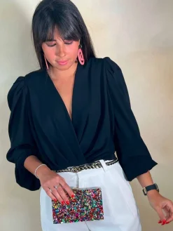 Blusas Y Camisas De Mujer|Blusas Y Tops De Fiesta-Mariquita Trasquilá BLUSA CATALINA