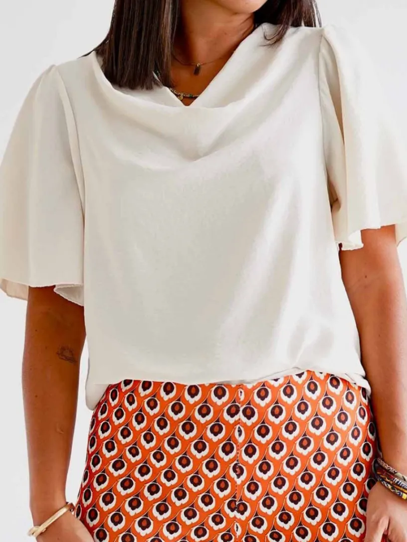 Blusas Y Camisas De Mujer|Blusas Y Tops De Fiesta-Mariquita Trasquilá BLUSA FLUIDA KITY