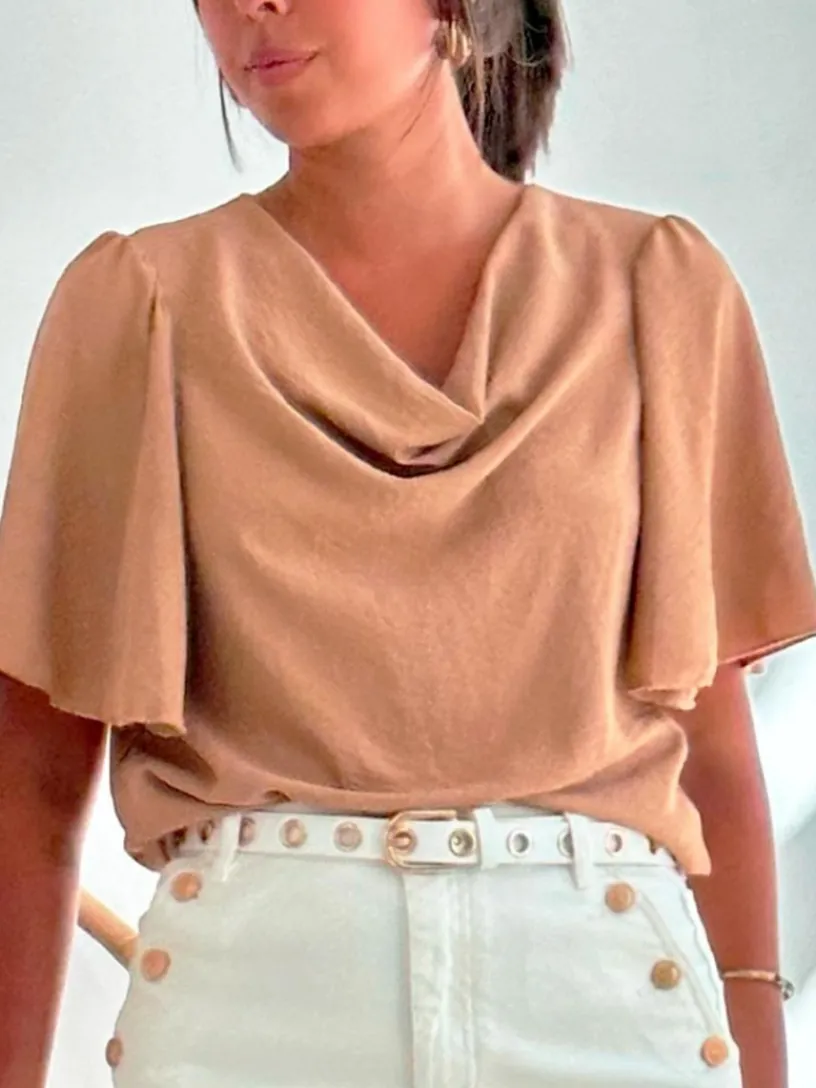 Blusas Y Camisas De Mujer|Blusas Y Tops De Fiesta-Mariquita Trasquilá BLUSA FLUIDA KITY