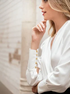 Blusas Y Camisas De Mujer|Blusas Y Tops De Fiesta-Mariquita Trasquilá BLUSA LINA