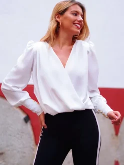 Blusas Y Camisas De Mujer|Blusas Y Tops De Fiesta-Mariquita Trasquilá BLUSA LINA