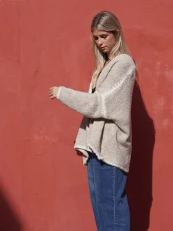 Jerséis Y Sudaderas De Mujer|Abrigos Y Chaquetas-Mariquita Trasquilá CARDIGAN OVERSIZE PESPUNTES