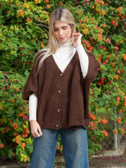 Jerséis Y Sudaderas De Mujer|Abrigos Y Chaquetas-Mariquita Trasquilá CARDIGAN PUNTO OVERSIZE
