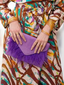 Bolsos De Fiesta-Mariquita Trasquilá CARTERA PLUMAS