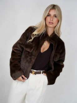 Abrigos Y Chaquetas|Chaquetas De Mujer-Mariquita Trasquilá CAZADORA PELO GLOBO