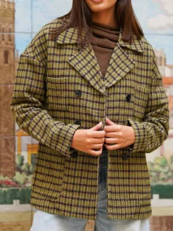 Abrigos Y Chaquetas-Mariquita Trasquilá CHAQUETA CUADROS TARTAN