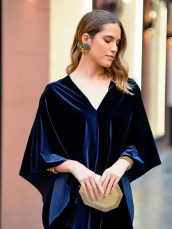 Trajes De Chaqueta|Invitadas -50 €-Mariquita Trasquilá CONJUNTO CAPA TERCIOPELO