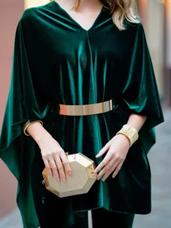Trajes De Chaqueta|Invitadas -50 €-Mariquita Trasquilá CONJUNTO CAPA TERCIOPELO