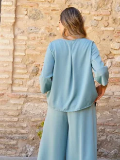 Pantalones De Mujer|Vestidos De Mujer-Mariquita Trasquilá CONJUNTO NUBE