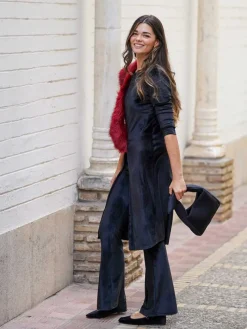 Trajes De Chaqueta|Invitadas -50 €-Mariquita Trasquilá CONJUNTO TERCIOPELO GLORIA