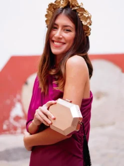 Diademas|Tocados-Mariquita Trasquilá DIADEMA DORADA TARFIA Dorado