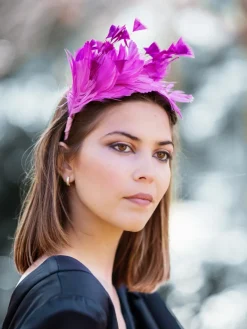 Diademas|Tocados-Mariquita Trasquilá DIADEMA PLUMAS RISATA
