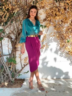 Faldas De Fiesta|Invitadas -50 €-Mariquita Trasquilá FALDA DE FIESTA TULIPAN