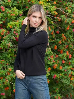 Camisetas De Mujer|Jerséis Y Sudaderas De Mujer-Mariquita Trasquilá JERSEY BASIC CUELLO ALTO