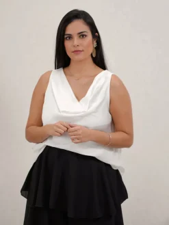 Blusas Y Camisas De Mujer|Blusas Y Tops De Fiesta-Mariquita Trasquilá LENCERO AMPLIO