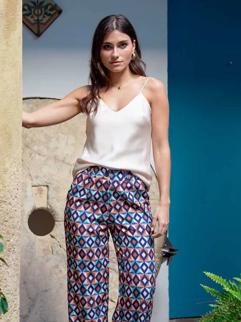 Blusas Y Camisas De Mujer|Blusas Y Tops De Fiesta-Mariquita Trasquilá LENCERO BAJERA