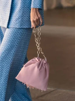 Bolsos De Fiesta-Mariquita Trasquilá LIMOSNERA OLEAJE RosaNude