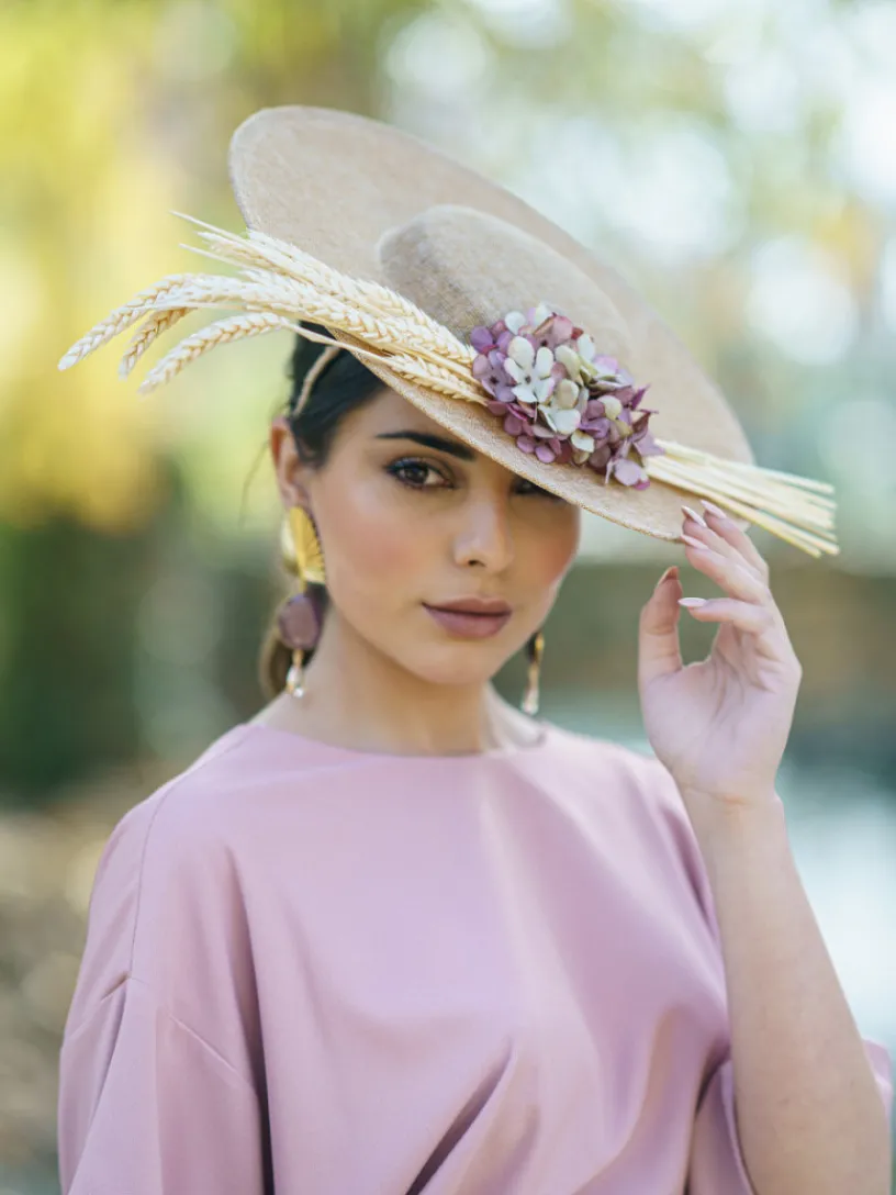 Tocados|Pamelas-Mariquita Trasquilá PAMELA BONTE Malva