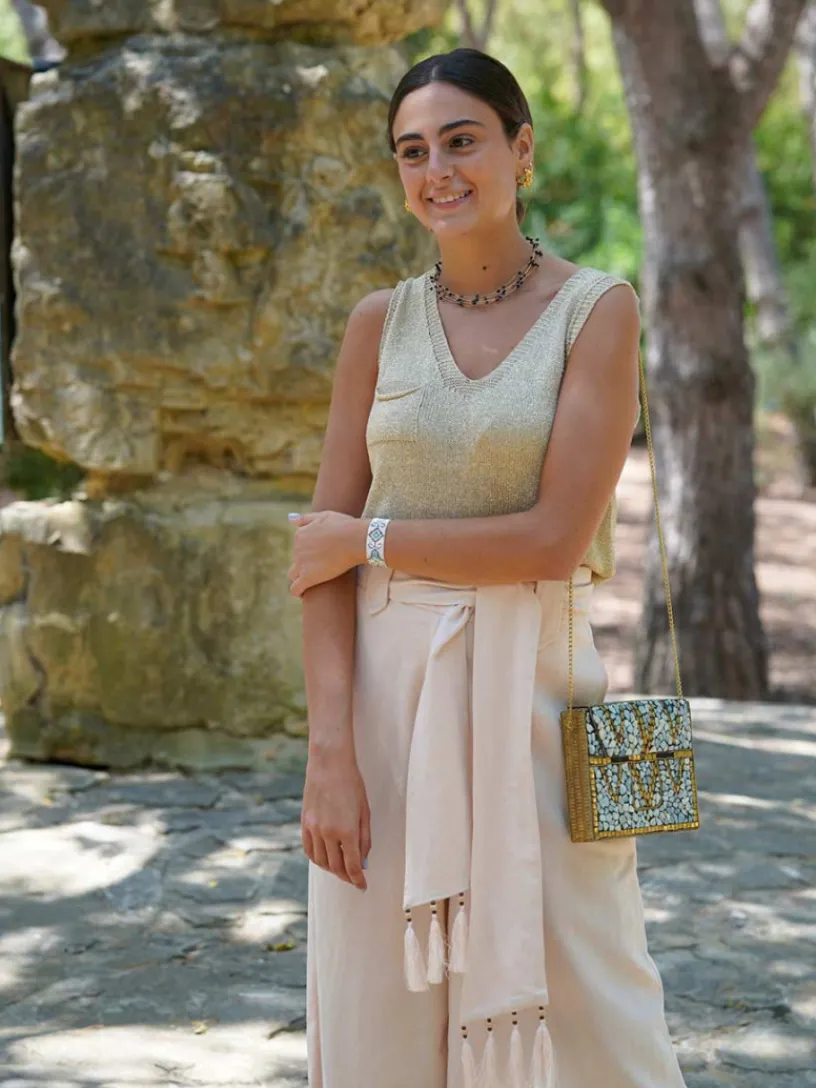 Pantalones De Mujer|Pantalones De Fiesta-Mariquita Trasquilá PANTALON CORSARIO PALAZZO