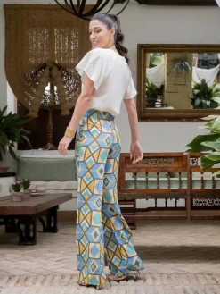 Pantalones De Mujer|Pantalones De Fiesta-Mariquita Trasquilá PANTALON DEBA AmarilloMostaza