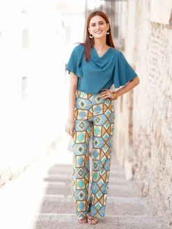 Pantalones De Mujer|Pantalones De Fiesta-Mariquita Trasquilá PANTALON DEBA AmarilloMostaza
