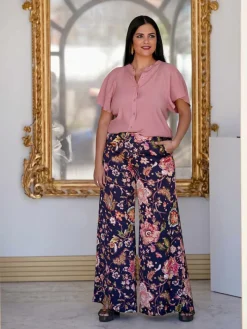 Pantalones De Fiesta-Mariquita Trasquilá PANTALON ESTAMPADO RAZZOLI