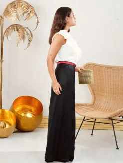 Pantalones De Mujer|Pantalones De Fiesta-Mariquita Trasquilá PANTALON PALAZZO DUNA