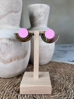 Joyas-Mariquita Trasquilá PENDIENTE AMAPOLA