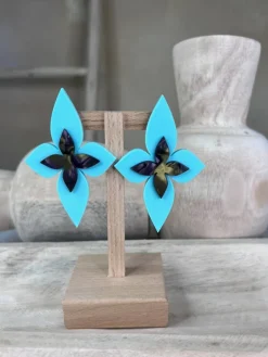 Joyas-Mariquita Trasquilá PENDIENTE FLOR DE LIS