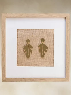 Joyas-Mariquita Trasquilá PENDIENTES HOJA METACRILATO