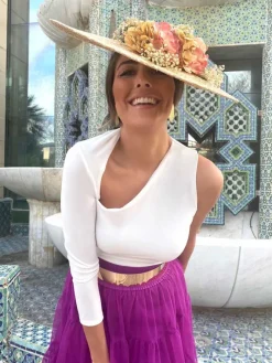 Pamelas-Mariquita Trasquilá TOCADO PAMELA FLORAL