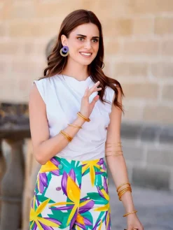 Blusas Y Camisas De Mujer|Blusas Y Tops De Fiesta-Mariquita Trasquilá TOP CASCADA MARITA