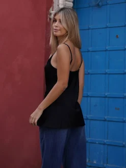 Blusas Y Camisas De Mujer|Blusas Y Tops De Fiesta-Mariquita Trasquilá TOP LENCERO WICO