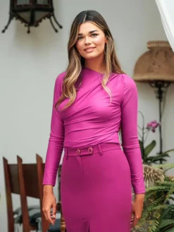 Blusas Y Camisas De Mujer|Blusas Y Tops De Fiesta-Mariquita Trasquilá TOP SERENA