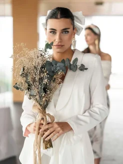Vestidos Para Madres De Comunión|Vestidos De Novia-Mariquita Trasquilá TRAJE MIRABRAS Blanco