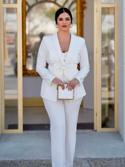 Vestidos Para Madres De Comunión|Vestidos De Novia-Mariquita Trasquilá TRAJE MIRABRAS Blanco