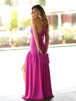 Vestidos De Graduación|Vestidos De Dama De Honor-Mariquita Trasquilá VESTIDO ADELFA Buganvilla