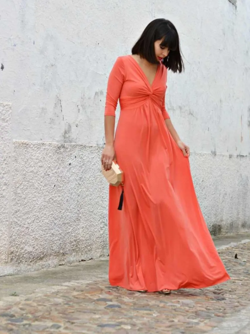 Vestidos De Graduación|Vestidos De Dama De Honor-Mariquita Trasquilá VESTIDO ADRIANA AUTUMN