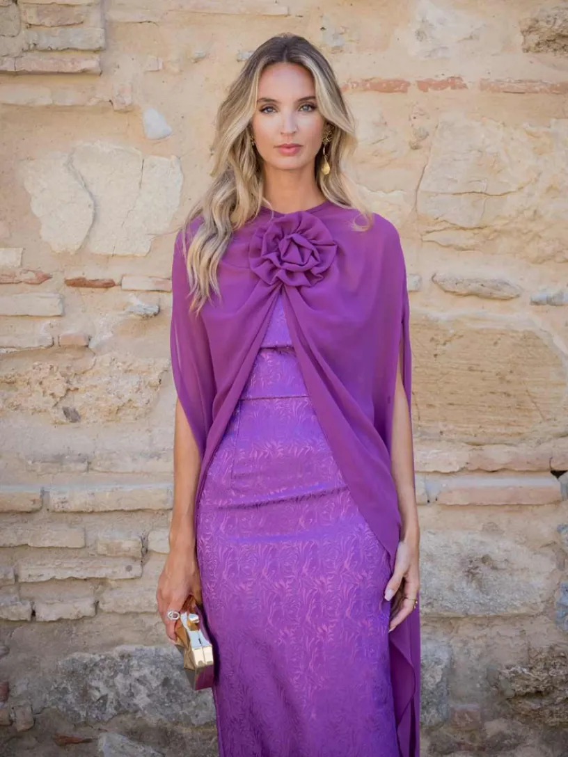 Vestidos Invitadas Boda De Día|Vestidos Cortos De Fiesta-Mariquita Trasquilá VESTIDO AMATISTA Violeta