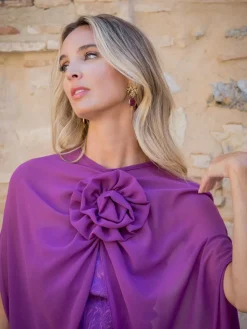 Vestidos Invitadas Boda De Día|Vestidos Cortos De Fiesta-Mariquita Trasquilá VESTIDO AMATISTA Violeta