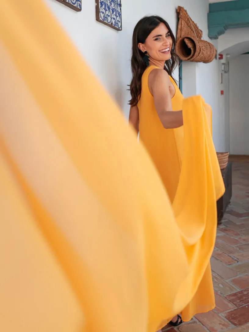 Vestidos Invitadas Boda De Día|Vestidos De Invitada Comunión-Mariquita Trasquilá VESTIDO ASIMETRICO FOULARD